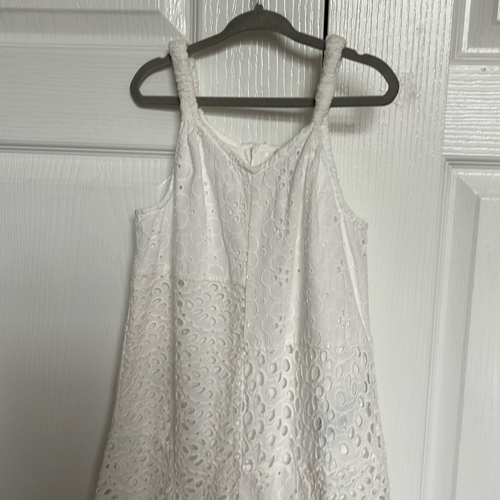 Eyelet romper